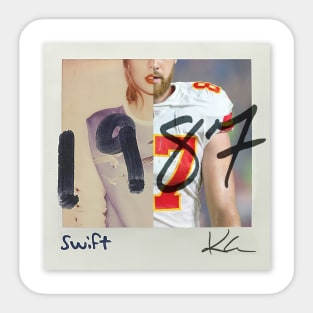 Travis Kelce Album Cover - Classic Sticker